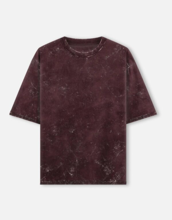 Unisex Acid Washed Oversized T-shirt - Image 7